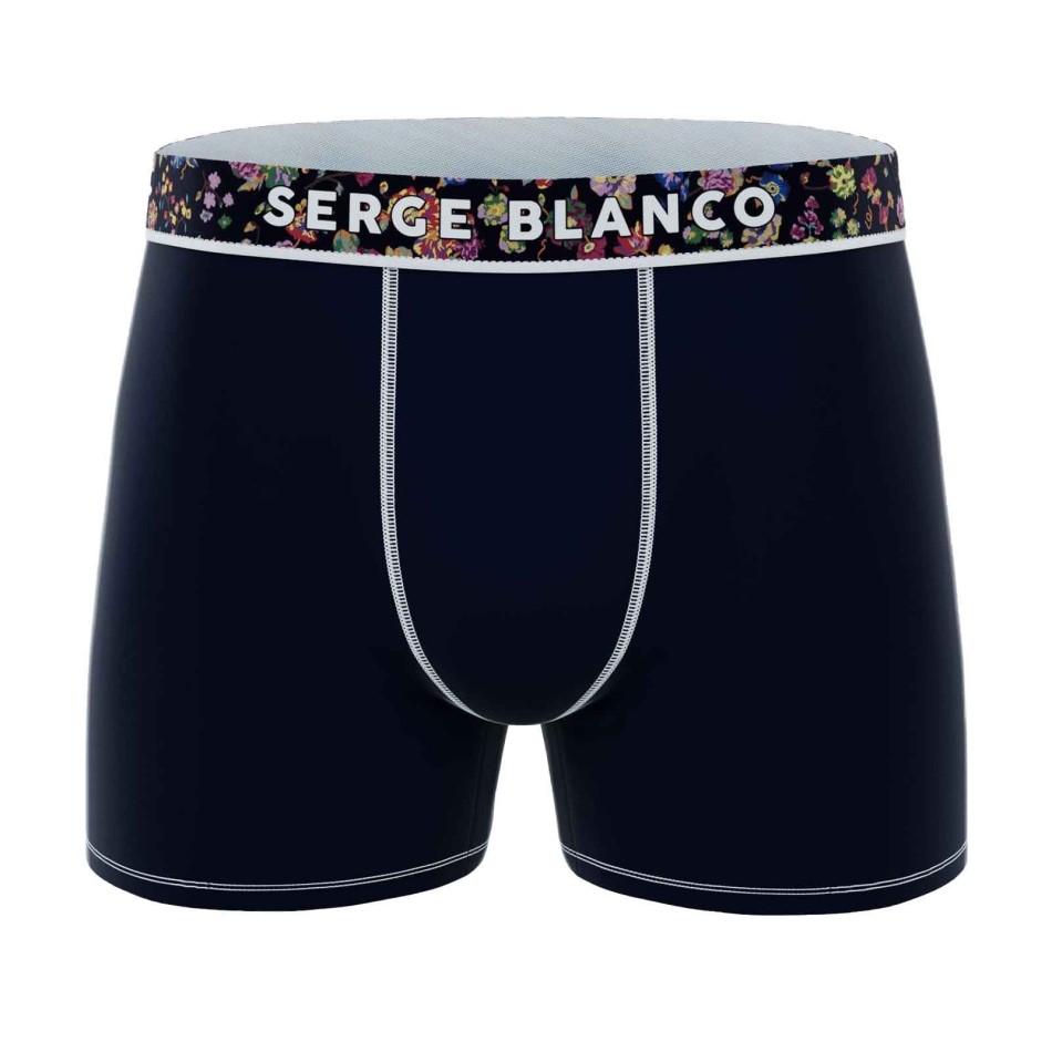 SERGE BLANCO Set om 6 boxerkalsonger i bomull för män