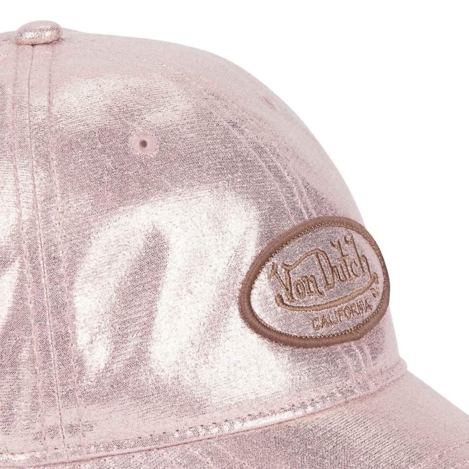 VON DUTCH Dad Cap Glitter för kvinnor marinrosa