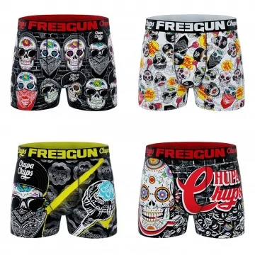 Lot de 4 Boxers Garçon "Chupa Chups" (Lot boxers Garçon) Freegun chez FrenchMarket