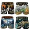 Wild Life Set van 4 Boxershorts voor jongens (Set jongensboxershorts) Freegun chez FrenchMarket