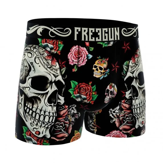 Set di 4 boxer con teschio per ragazzi (Confezione di boxer da ragazzo) Freegun chez FrenchMarket Set di 4 boxer con teschio per ragazzi (Confezione di boxer da ragazzo) Freegun chez FrenchMarket