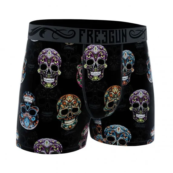 Set di 4 boxer con teschio per ragazzi (Confezione di boxer da ragazzo) Freegun chez FrenchMarket Set di 4 boxer con teschio per ragazzi (Confezione di boxer da ragazzo) Freegun chez FrenchMarket