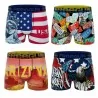 Lot de 4 Boxers Garçon Microfibre "USA" (Lot boxers Garçon) Freegun chez FrenchMarket
