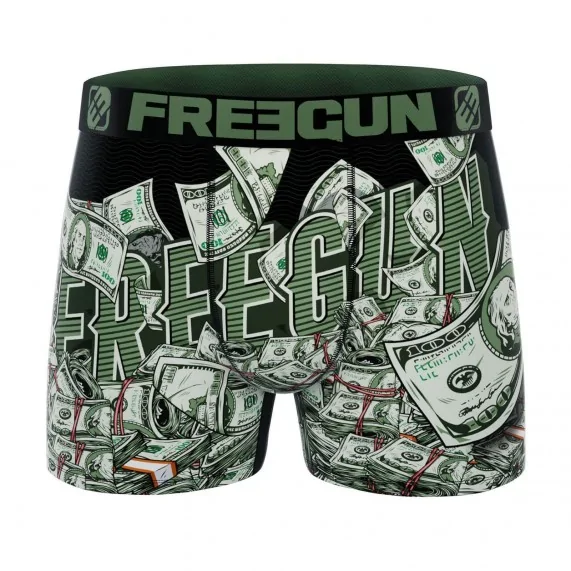Set de 4 calzoncillos bóxer Premium Dollars para chico (Pack calzoncillos para niño) Freegun chez FrenchMarket