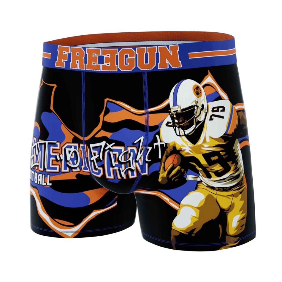 Lot de 5 Boxers Garçon Microfibre "Street Sport" (Lot boxers Garçon) Freegun chez FrenchMarket