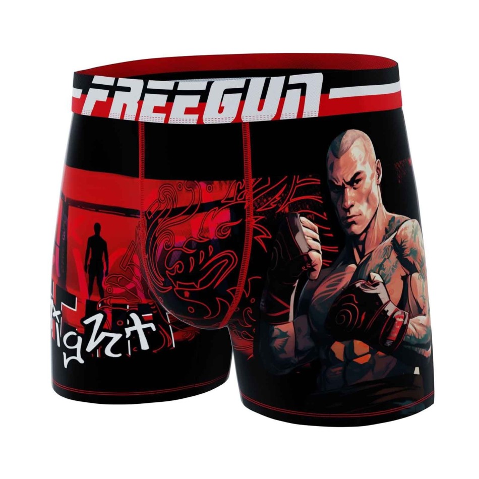 Set van 5 "Street Sport" Microvezel jongensboxershorts (Set jongensboxershorts) Freegun chez FrenchMarket