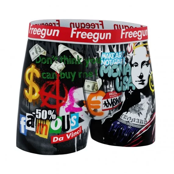 Set van 5 "Street Pop Art" Microvezel Jongens Boxershorts (Set jongensboxershorts) Freegun chez FrenchMarket Set van 5 "Street Pop Art" Microvezel Jongens Boxershorts (Set jongensboxershorts) Freegun chez FrenchMarket