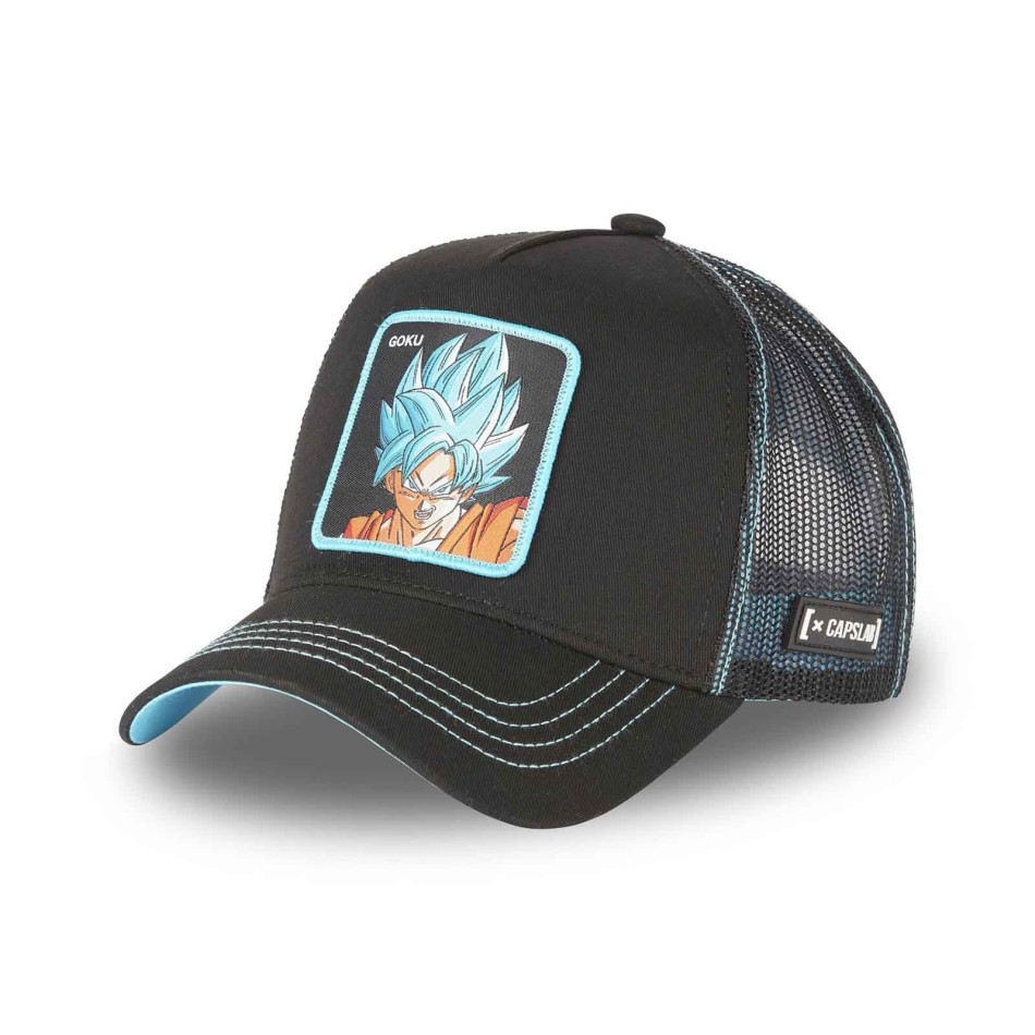 Casquette Homme Dragon Ball Super San Goku Saiyan Blue / French Market