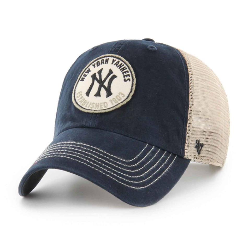 MLB New York Yankees "Pitstop Clean Up" Trucker Cap (Gorras) '47 Brand chez FrenchMarket
