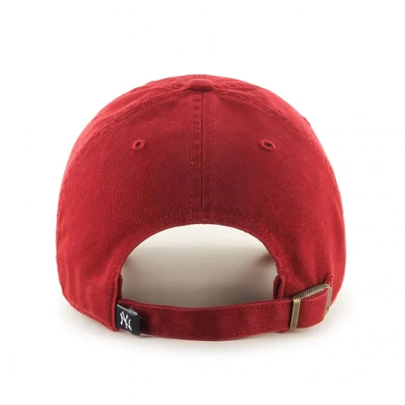 Casquette MLB New York Yankees "Clean Up" Rouge (Casquettes) '47 Brand chez FrenchMarket
