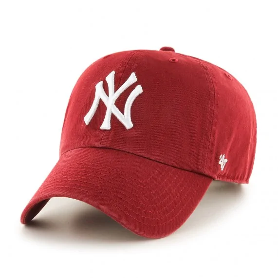 MLB New York Yankees "Clean Up" Cap Rot (Cap) '47 Brand auf FrenchMarket