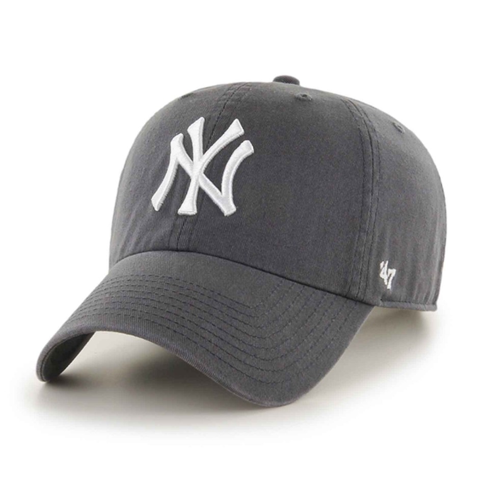 Casquette MLB New York Yankees "Clean Up" Gris (Casquettes) '47 Brand chez FrenchMarket