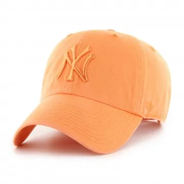Gorra MLB New York Yankees "Clean Up" Naranja (Gorras) '47 Brand chez FrenchMarket