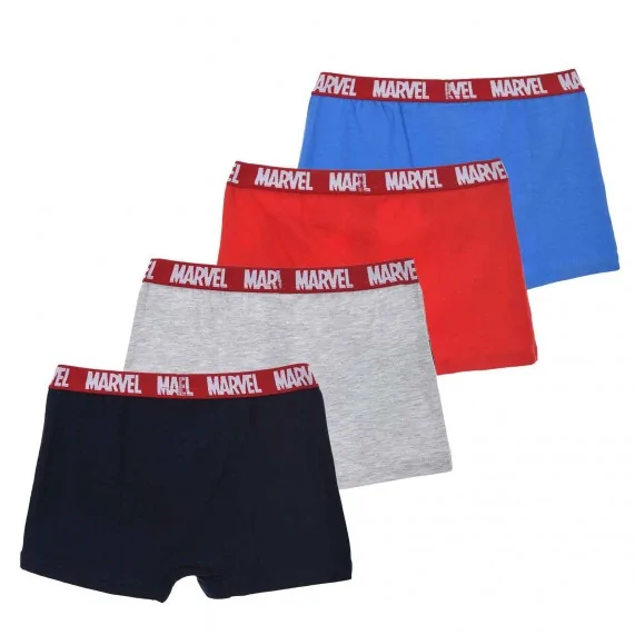 Set van 4 Marvel Avenger katoenen boxers voor jongens (Set jongensboxershorts) French Market chez FrenchMarket
