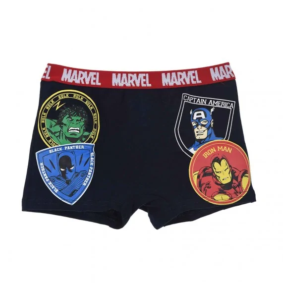 Set van 4 Marvel Avenger katoenen boxers voor jongens (Set jongensboxershorts) French Market chez FrenchMarket