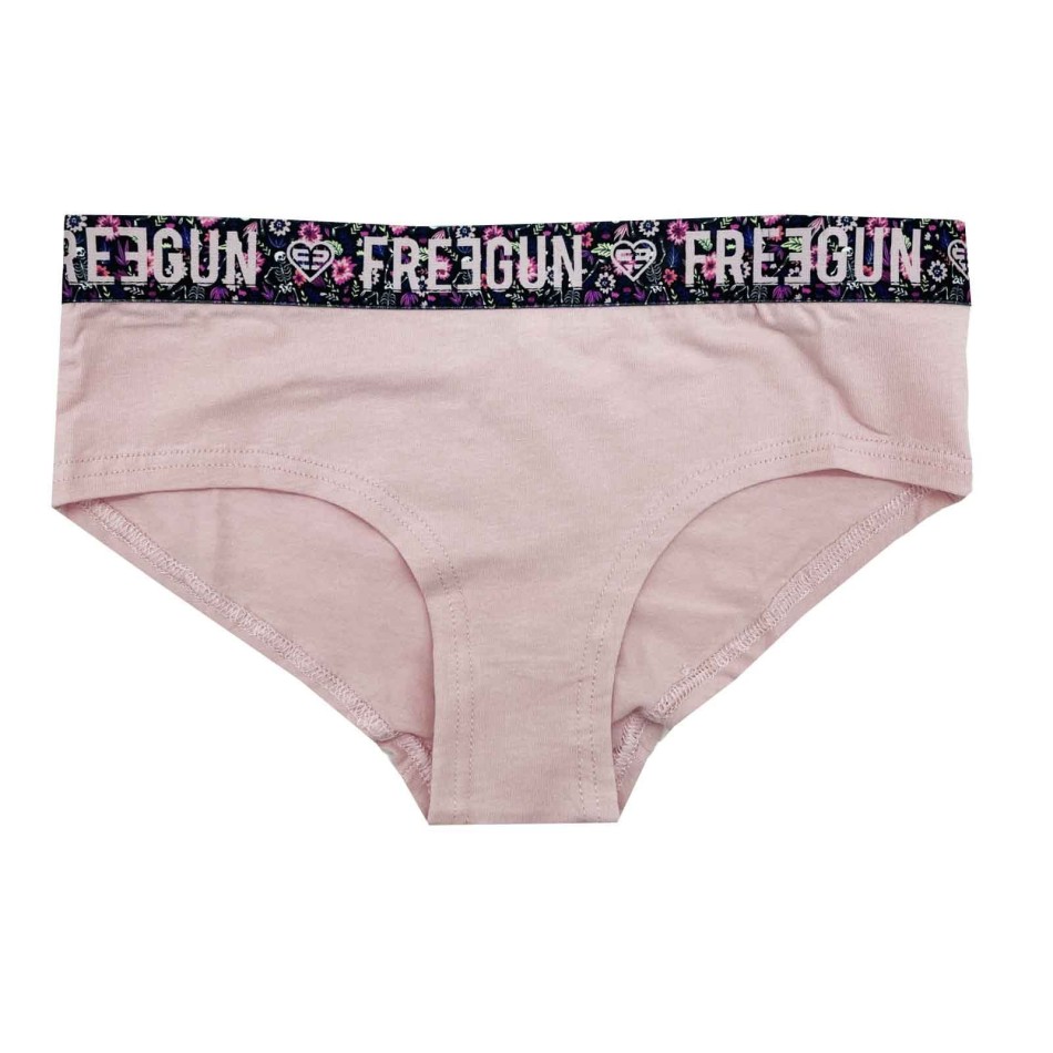 FREEGUN Girl | Set med 4 bekväma boxershorts i bomull French Market