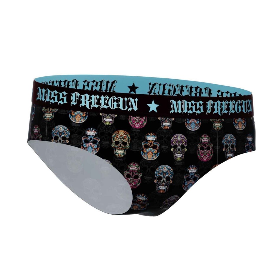 Lot de 3 Boxers Fille "Skull-Tattoo"