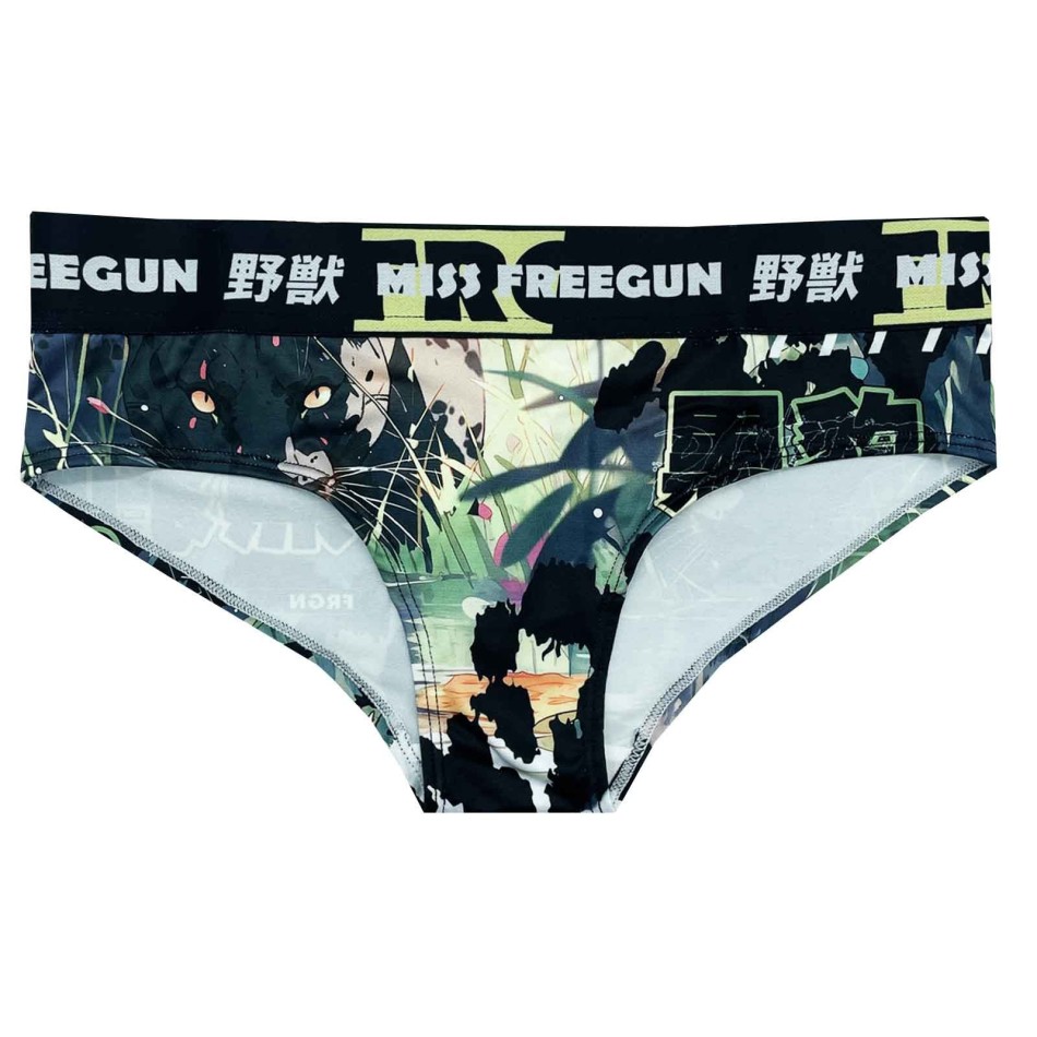Lot de 5 Boxers Culottes Fille Microfibre "Fantaisie" (Boxers/Shorty) Freegun chez FrenchMarket