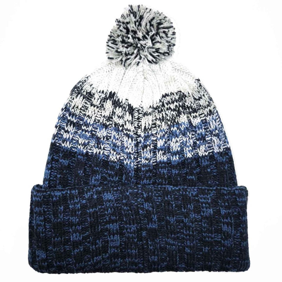 47 NHL Toronto Maple Leafs "Cascade" Navy Blue White Pompon Cap