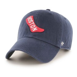 MLB Boston Red Sox No Loop Label "Clean Up" keps
