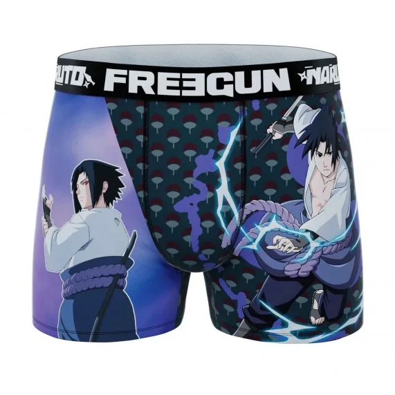 Boxer Mann Mikrofaser "Naruto Shippûden" (Boxershorts Mann) Freegun auf FrenchMarket