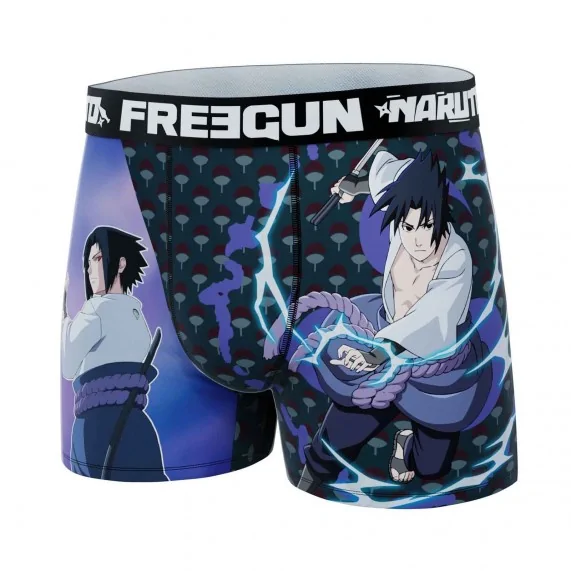 Boxer Mann Mikrofaser "Naruto Shippûden" (Boxershorts Mann) Freegun auf FrenchMarket