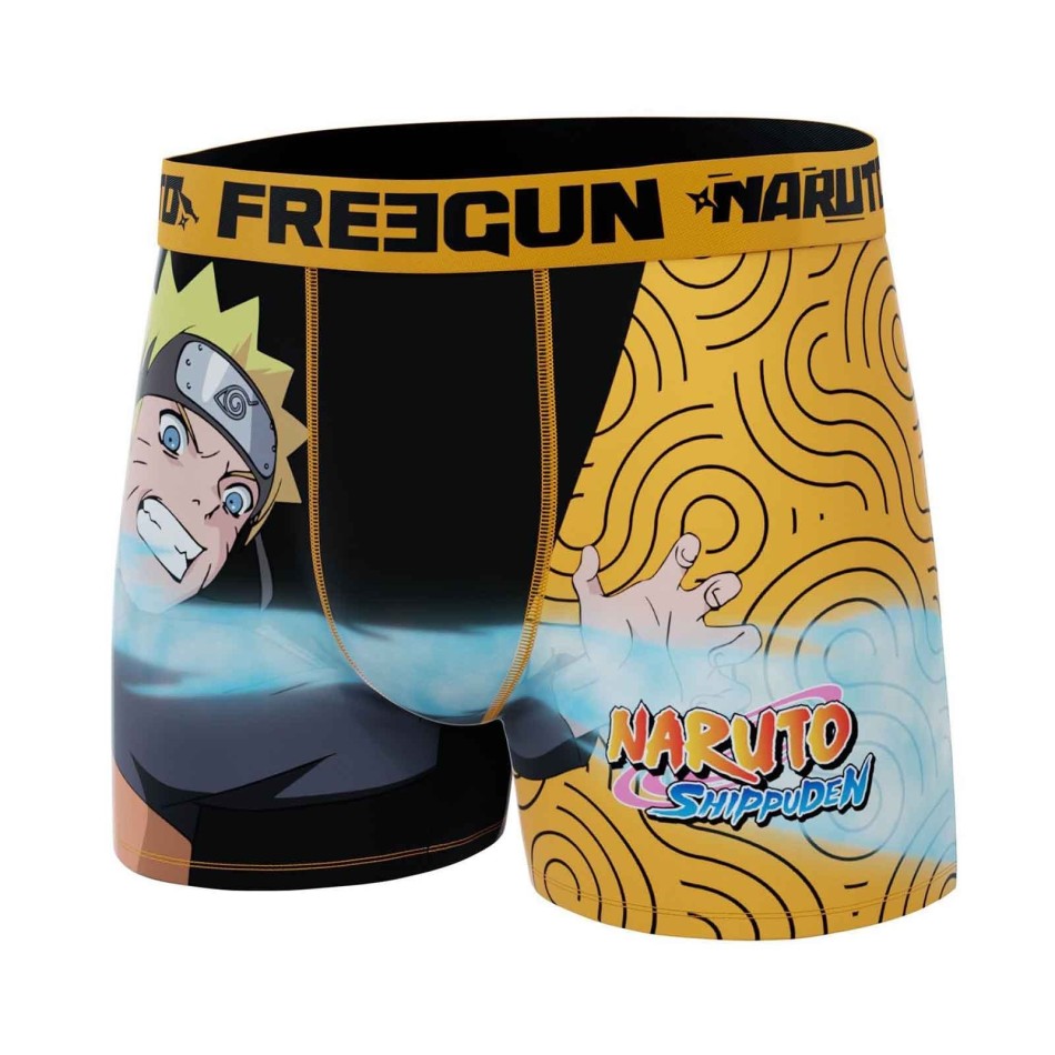 Boxer Mann Mikrofaser "Naruto Shippûden" (Boxershorts Mann) Freegun auf FrenchMarket