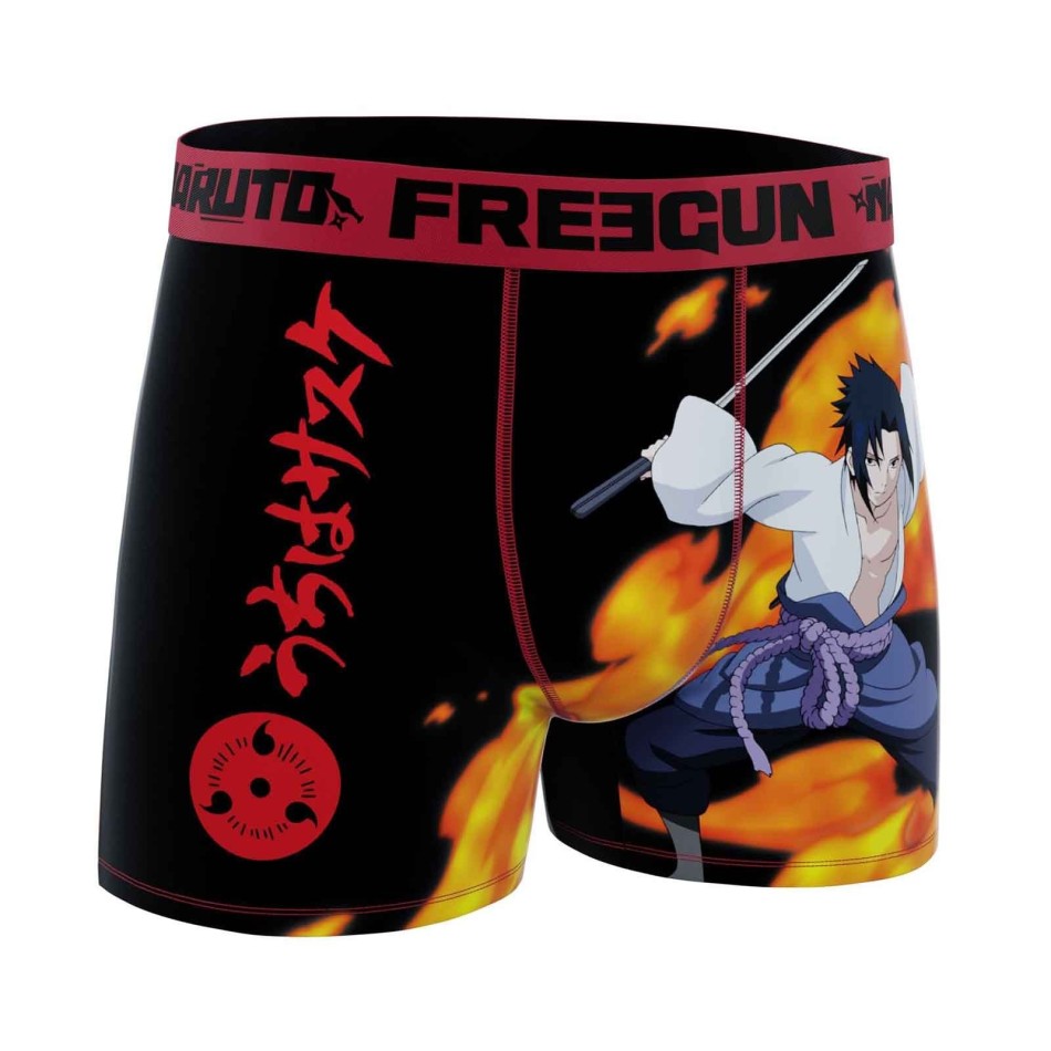 FREEGUN x Naruto | Set med 5 st Naruto boxershorts för män French Market