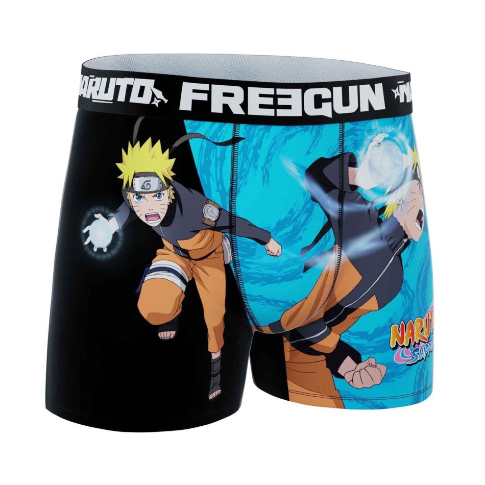 FREEGUN x Naruto | Set med 5 st Naruto boxershorts för män French Market