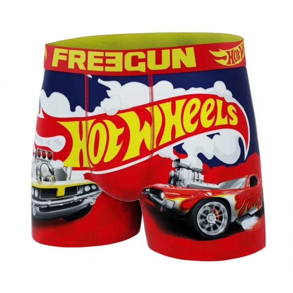 3er-Pack Boxershorts "Hot Wheels", Jungen, aus Mikrofaser (Boy's Boxershorts Pack) Freegun auf FrenchMarket