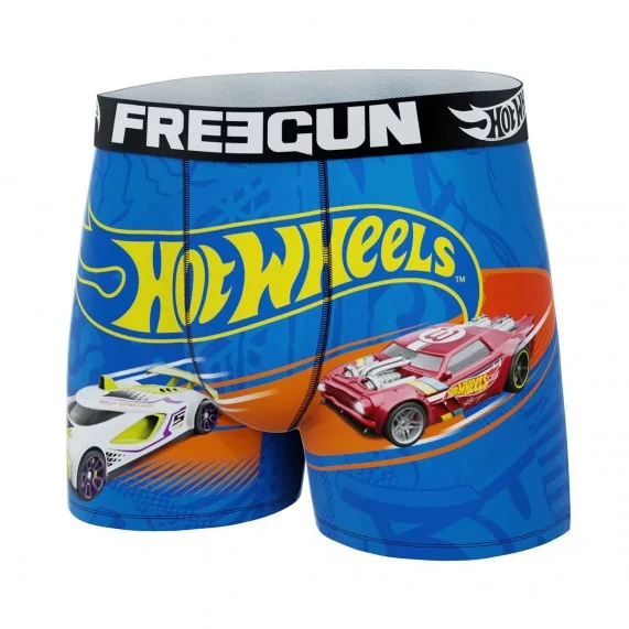3er-Pack Boxershorts "Hot Wheels", Jungen, aus Mikrofaser (Boy's Boxershorts Pack) Freegun auf FrenchMarket