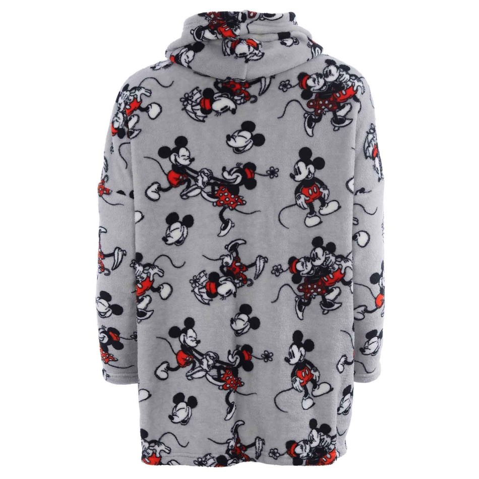 DISNEY "Minnie and Mickey" Fleece Hooded Sleepwear Sweatshirt