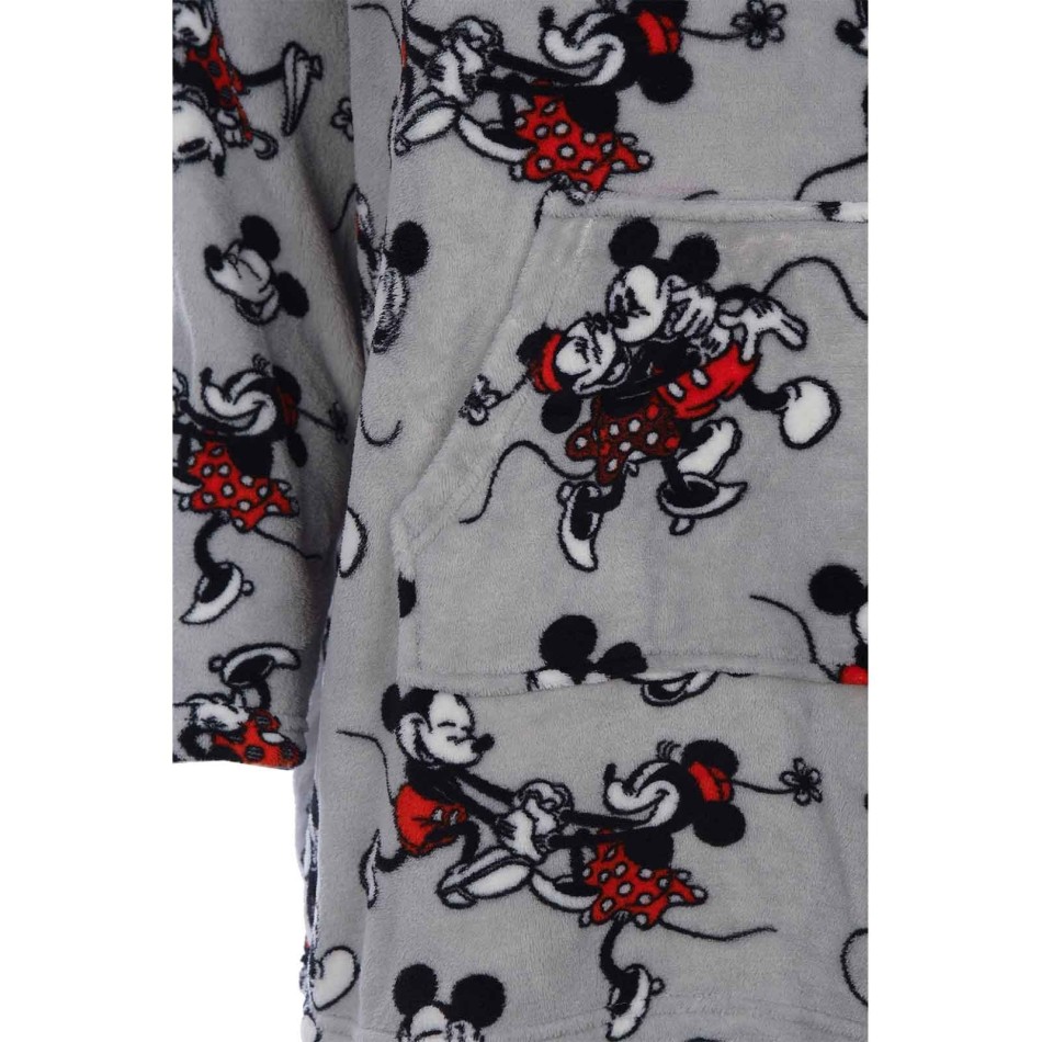 DISNEY Sweat Pyjama Polaire à Capuche "Minnie et Mickey"