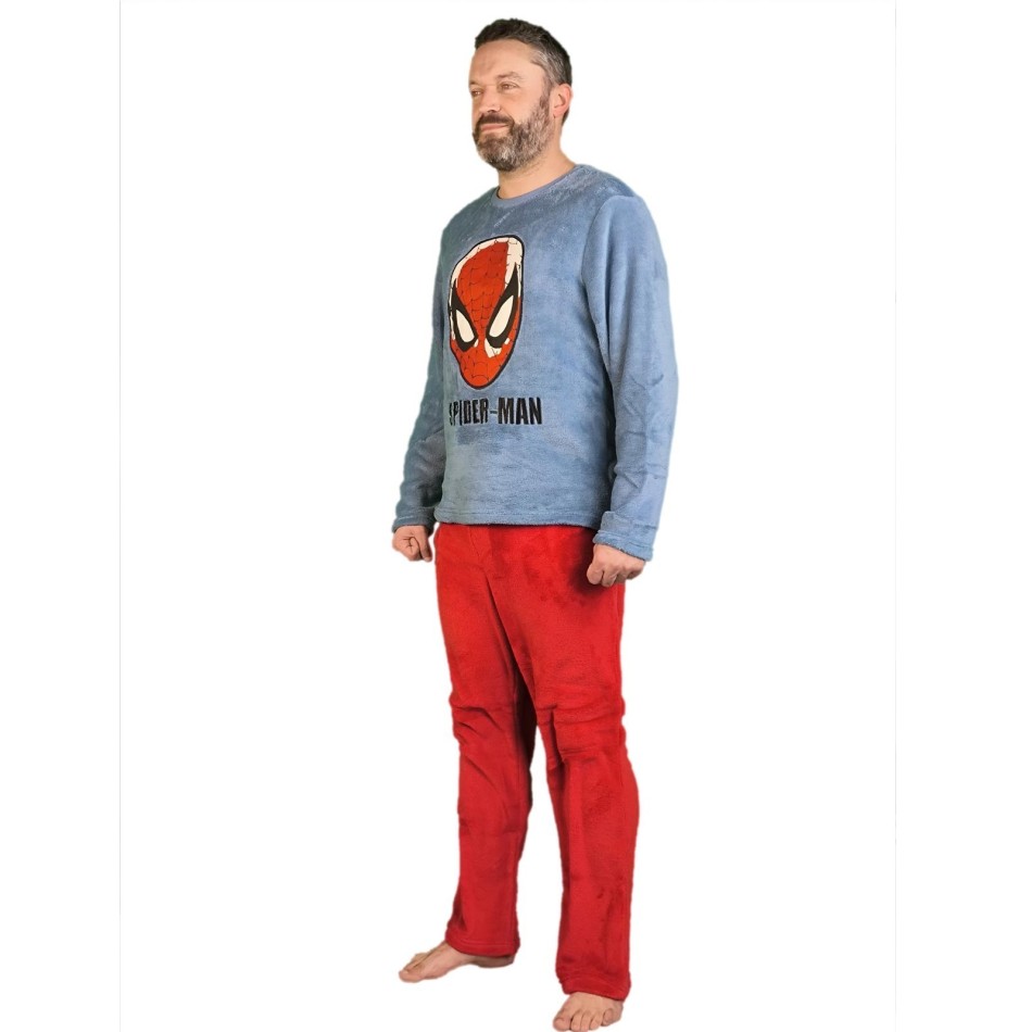 MARVEL - "Spider-Man" Pyjamas-set i fleece för män