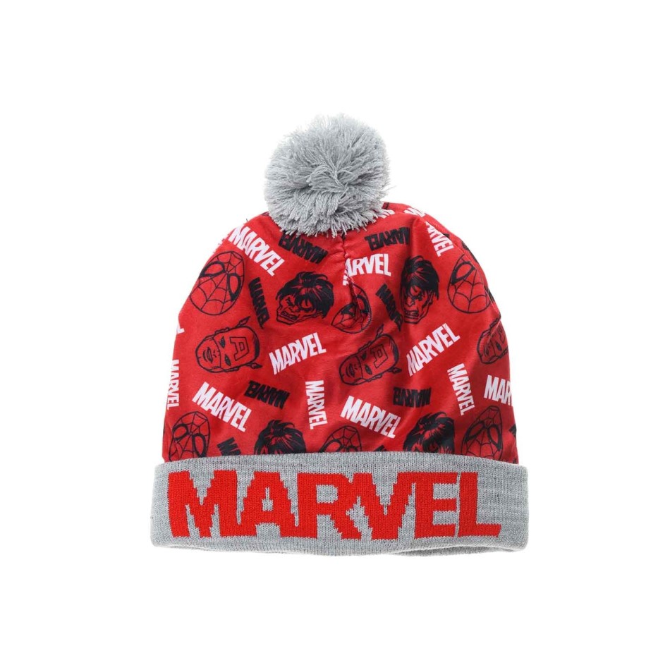 Marvel" Pomponhoed voor jongens (Bonnetten) French Market chez FrenchMarket