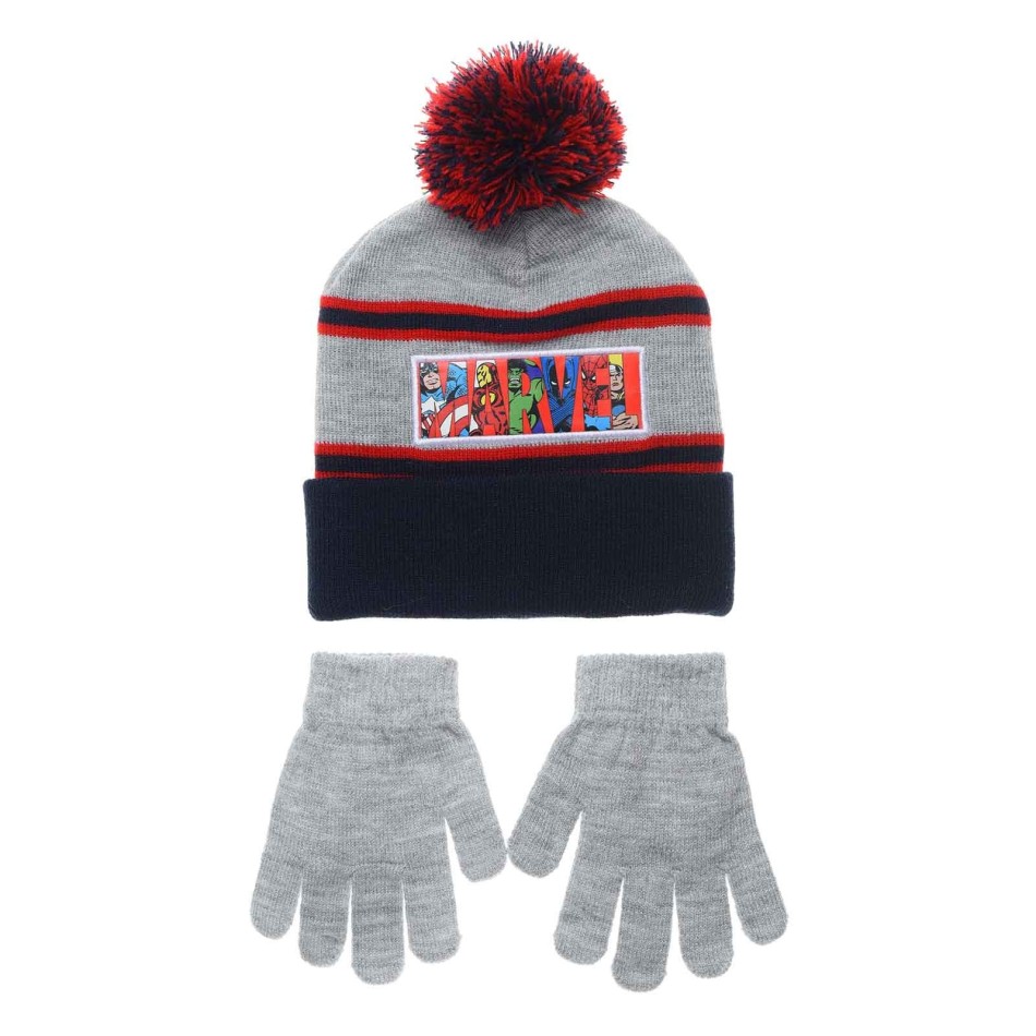 FRENCH MARKET Marvel Avengers Beanie & Glove Set för pojkar