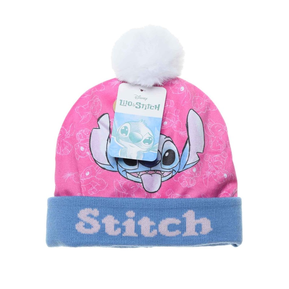 Ensemble Bonnet Gants Lilo & Stitch" Stitch" (Tappi) French Market chez FrenchMarket