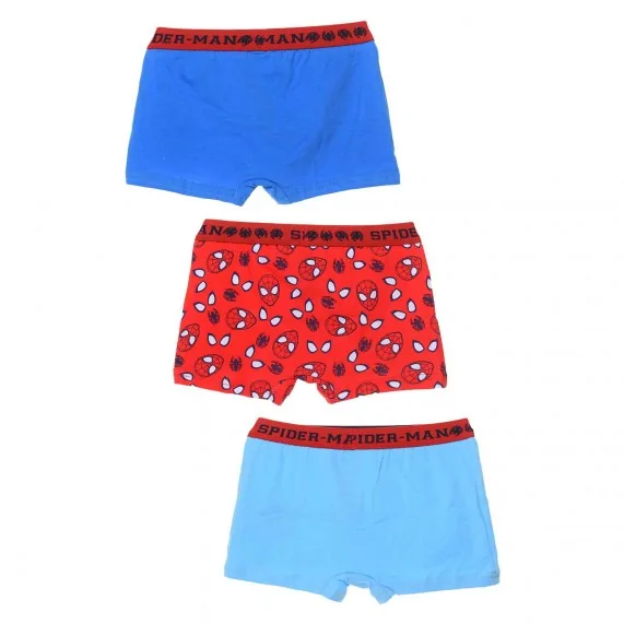 Set di 3 boxer in cotone "Spider-Man" per ragazzi (Confezione di boxer da ragazzo) French Market chez FrenchMarket
