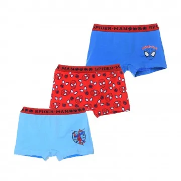 Juego de 3 calzoncillos de algodón "Spider-Man" para niños (Pack calzoncillos para niño) French Market chez FrenchMarket