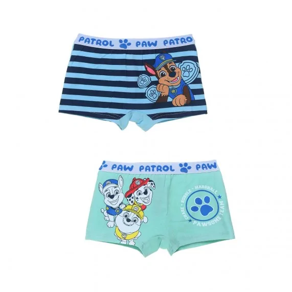 Set di 4 boxer in cotone Pat' Patrol per ragazzi (Confezione di boxer da ragazzo) French Market chez FrenchMarket