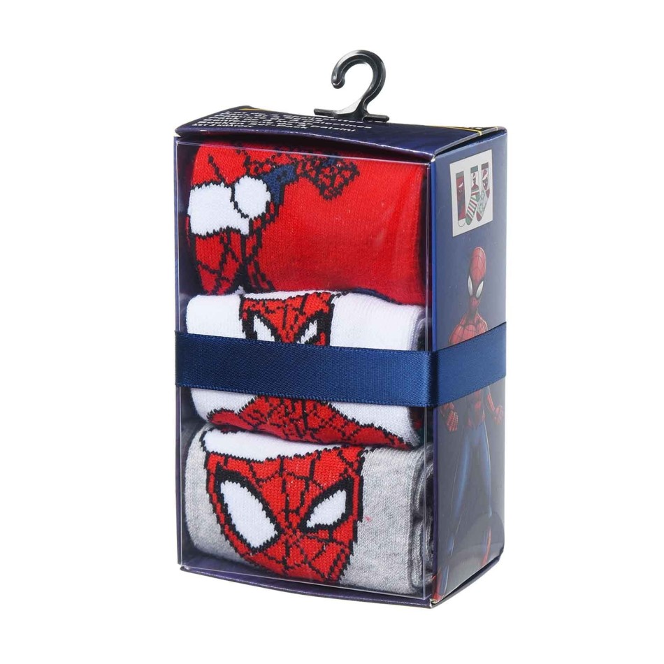 Lot De 3 Chaussettes Garçon Spider-Man