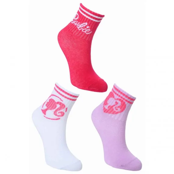 Lot de 3 Paires de Chaussettes Fille "Barbie" (Chaussettes) French Market chez FrenchMarket Lot de 3 Paires de Chaussettes Fille "Barbie" (Chaussettes) French Market chez FrenchMarket