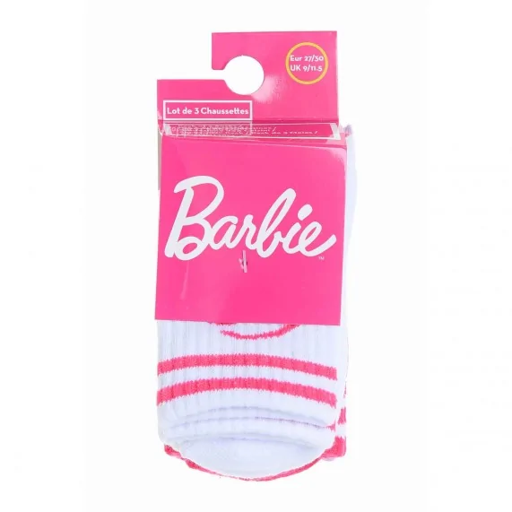 Barbie" 3-Pair Girls' Socks Set (Socks) French Market on FrenchMarket