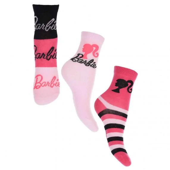 Pack de 3 calcetines de niña "Barbie (Calcetines) French Market chez FrenchMarket Pack de 3 calcetines de niña "Barbie (Calcetines) French Market chez FrenchMarket
