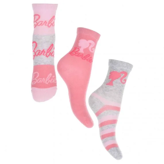 Pack de 3 calcetines de niña "Barbie (Calcetines) French Market chez FrenchMarket Pack de 3 calcetines de niña "Barbie (Calcetines) French Market chez FrenchMarket