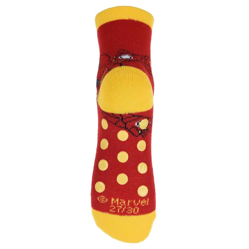 MARVEL Ett par Avengers-sockor med halkskydd för pojkar