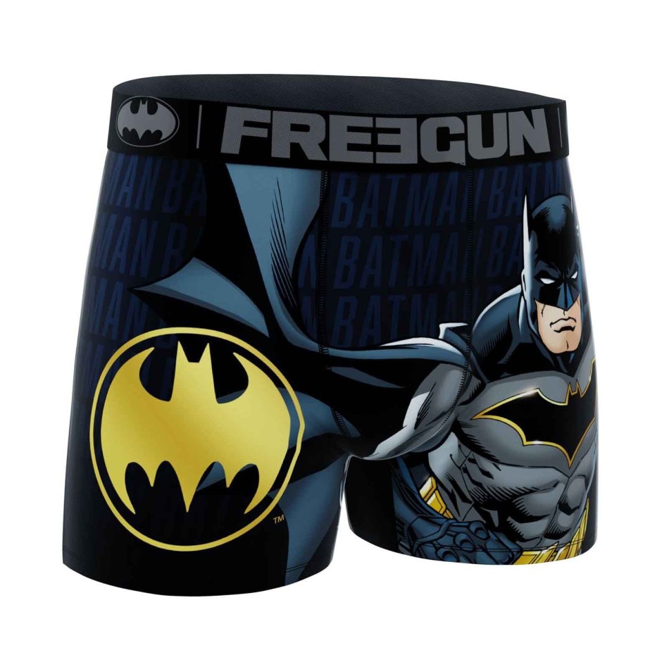 FREEGUN Set om 3 DC Comics Batman "Dark Night" boxershorts för män