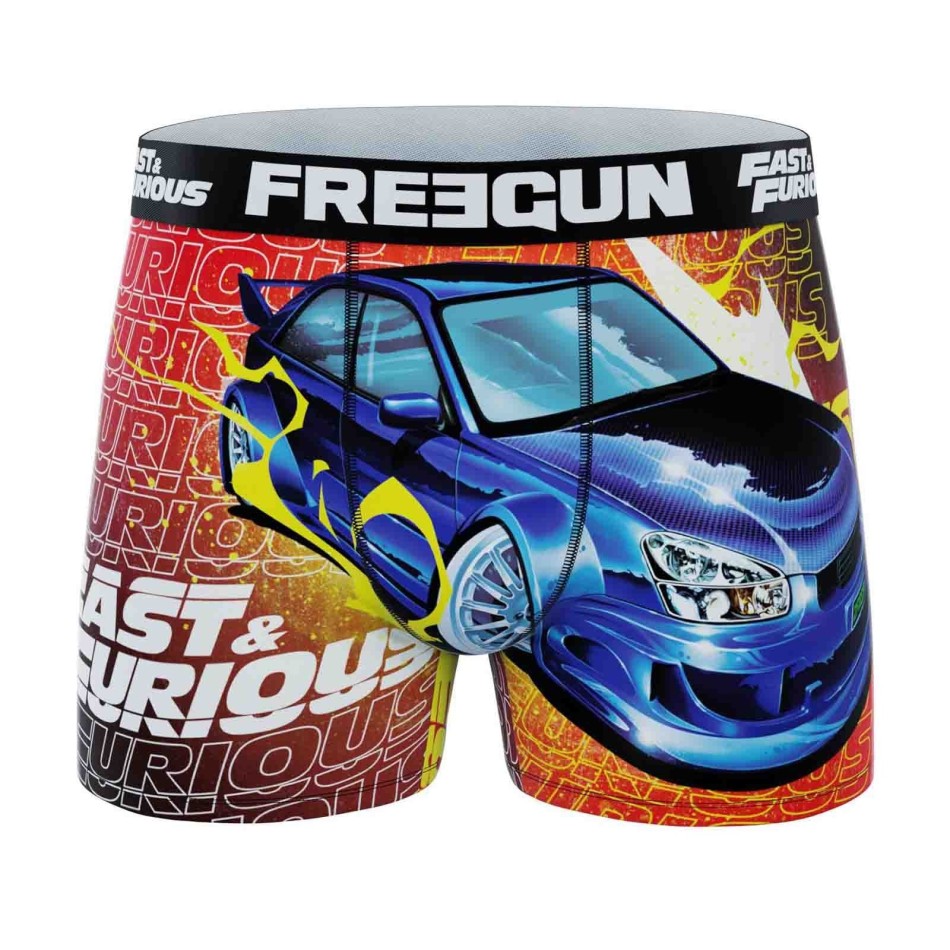 FREEGUN Boxershorts i mikrofiber för män "Fast & Furious" Bil Tuning Sport