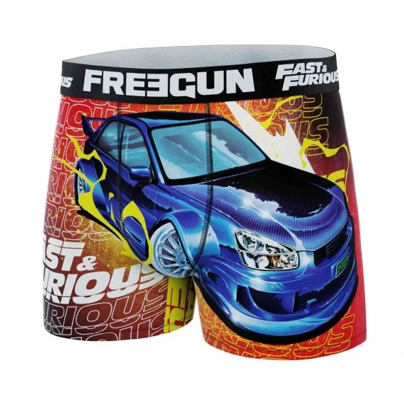 Fast & Furious" men's microfiber boxer shorts (Men's boxer shorts) Freegun on FrenchMarket