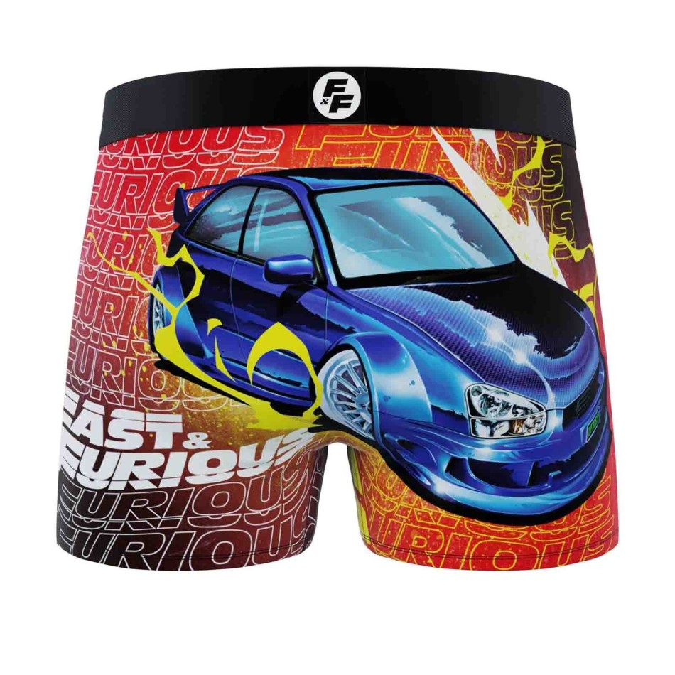 Boxer Mann Mikrofaser "Fast & Furious" (Boxershorts Mann) Freegun auf FrenchMarket